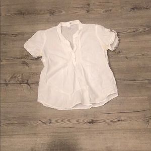 H&M Tops - White H&M Shirt Size 10 H&M Tops - White H&M Shirt Size 10